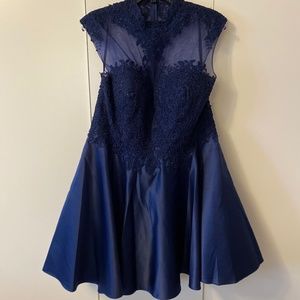 2018 PromGirl Navy Homecoming Dress
